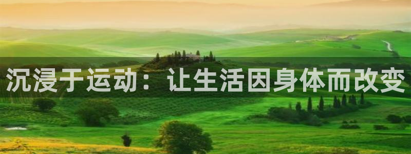 J9官方正版app娱乐平台：沉浸于运动：让生活因身体而改变