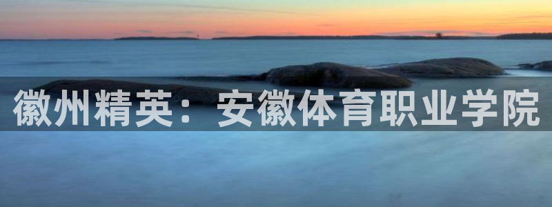 J9官方正版app集团:徽州精英:安徽体育职业学院