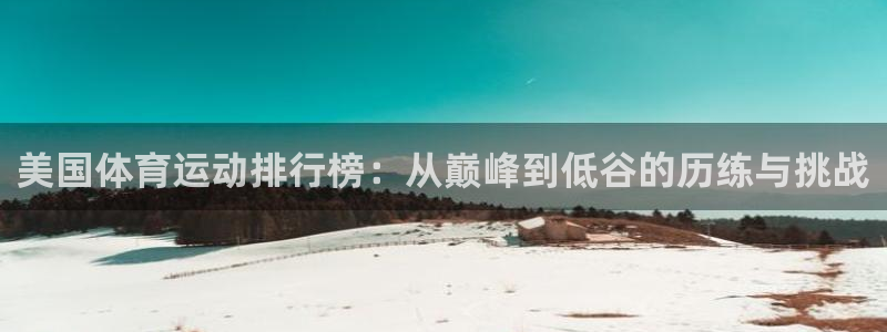九游用户中心：美国体育运动排行榜：从